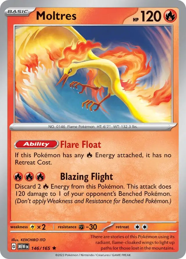 Moltres Holo (146/165) - 151