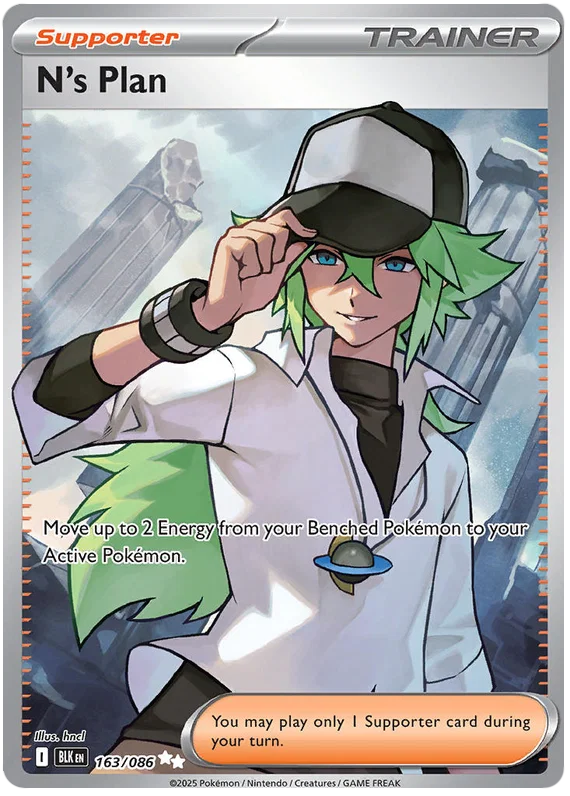 N's Plan (163/086) Ultra Rare - Black Bolt