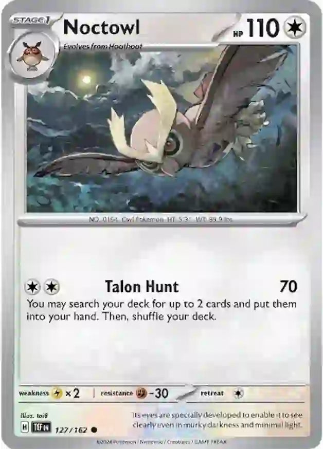 Noctowl (127/162) - Temporal Forces