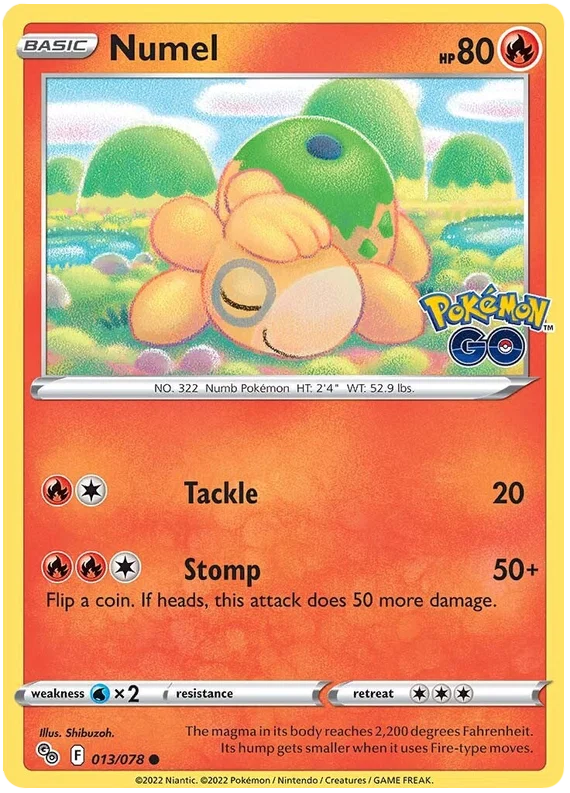 Numel (013/078) - Pokémon Go