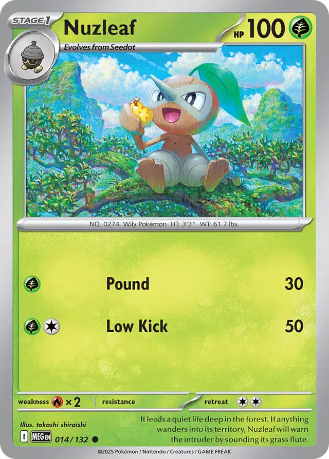 Nuzleaf (014/132) - Mega Evolution