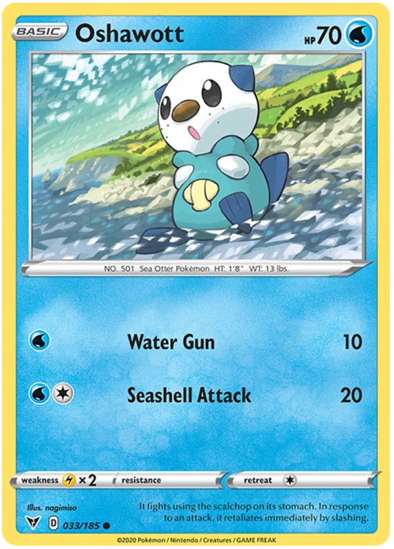 Oshawott (033/185) - Vivid Voltage