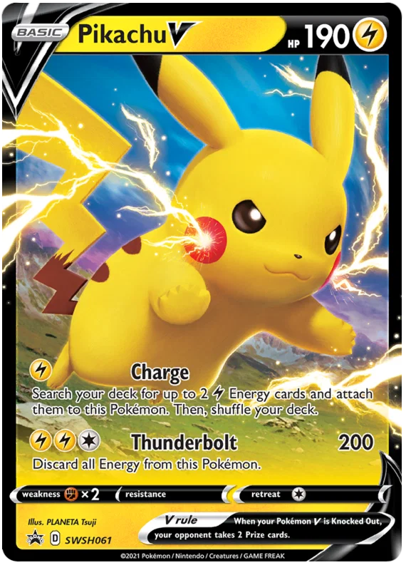 Pikachu V (SWSH061) - Sword & Shield Promos