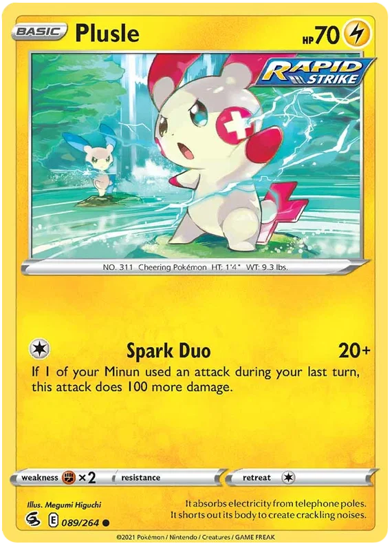 Plusle (089/264) - Fusion Strike