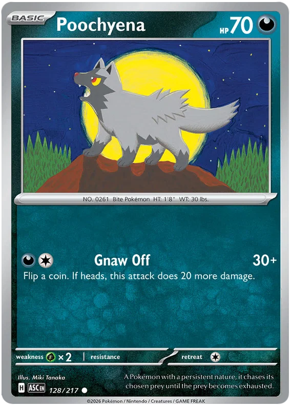 Poochyena (128/217) - Ascended Heroes