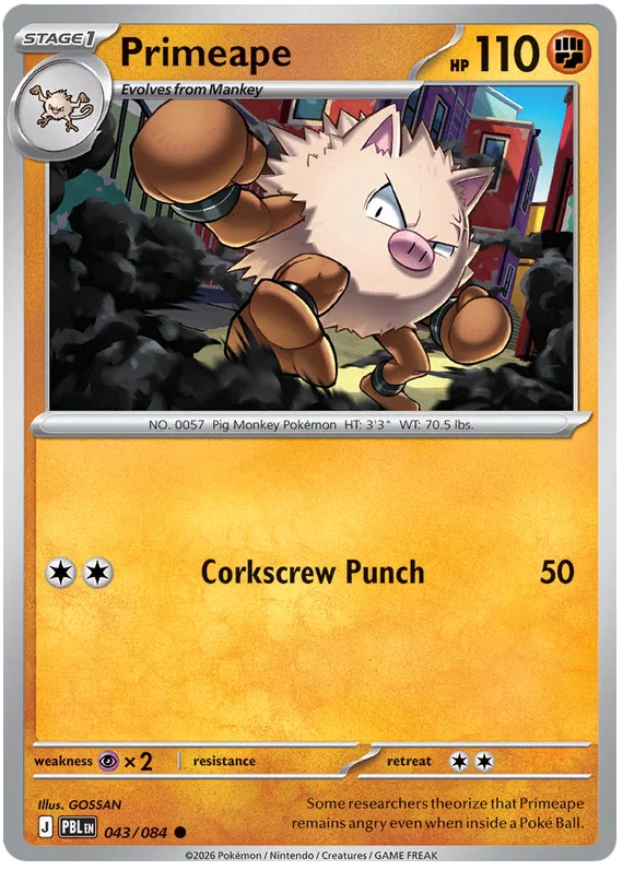 Primeape (043/084) - Pitch Black