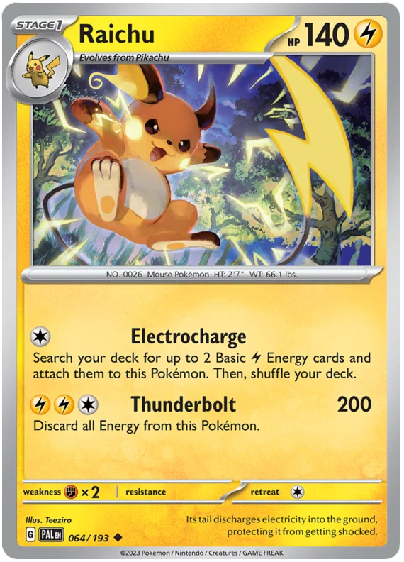 Raichu (064/193) - Paldea Evolved
