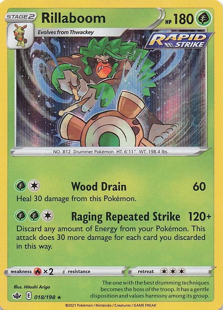 Rillaboom Holo (018/198) - Chilling Reign