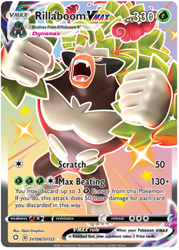 Rillaboom VMAX (SV106/SV122) - Shining Fates