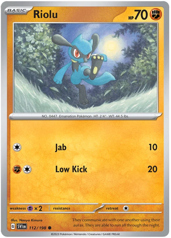 Riolu (112/198) - Scarlet & Violet