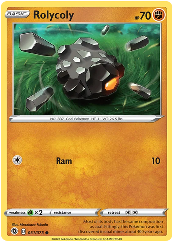 Rolycoly (031/073) - Champion's Path