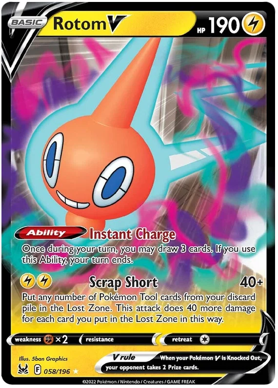 Rotom V (058/196) - Lost Origin