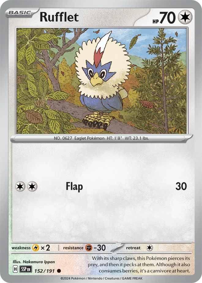 Rufflet (152/191) - Surging Sparks
