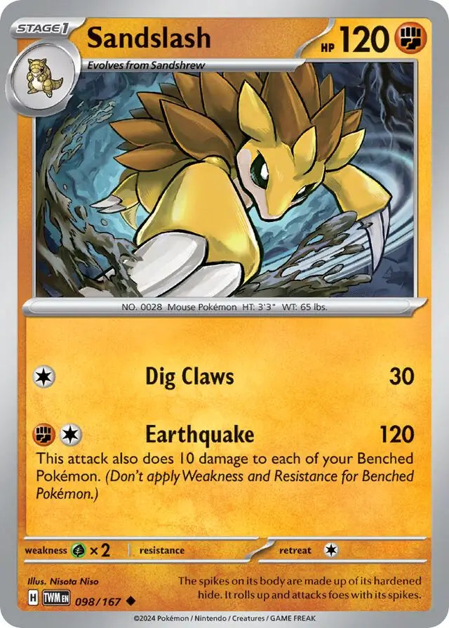 Sandslash (098/167) - Twilight Masquerade
