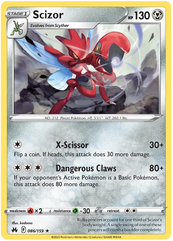 Scizor (086/159) - Crown Zenith