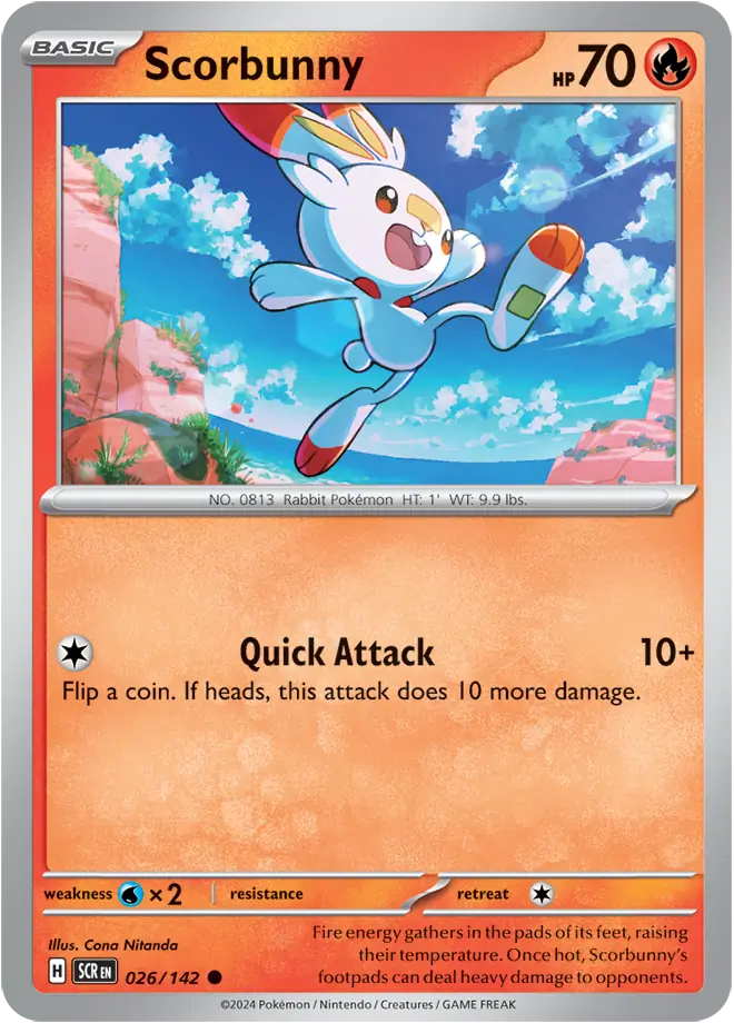 Scorbunny (026/142) - Stellar Crown