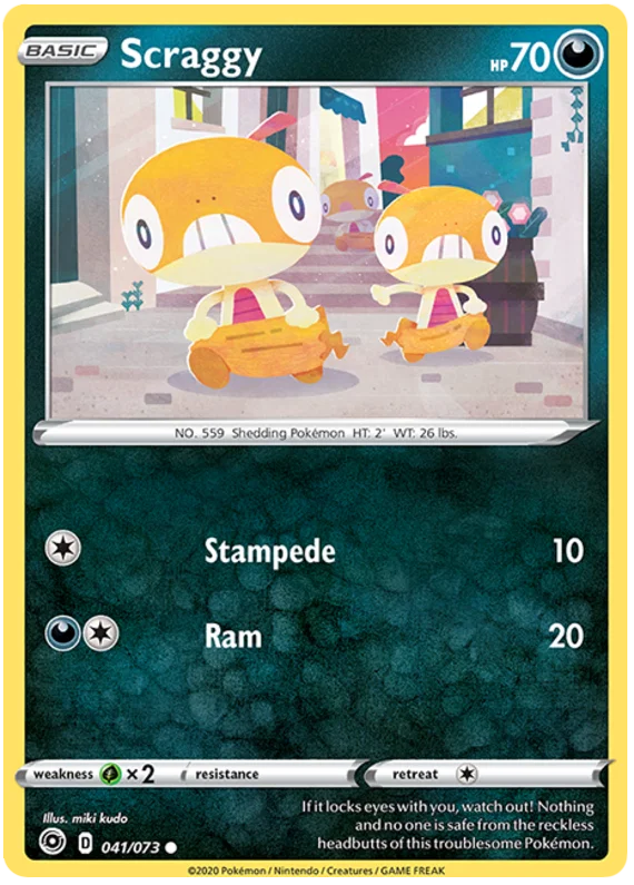Scraggy (041/073) - Champion's Path