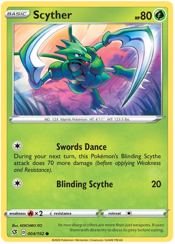 Scyther (004/192) - Rebel Clash