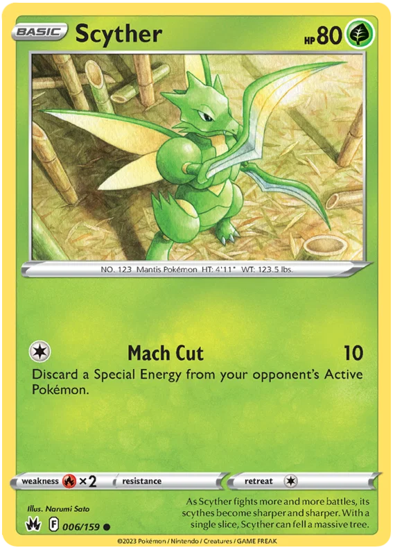 Scyther (006/159) - Crown Zenith
