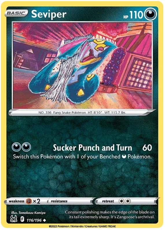 Seviper (116/196) - Lost Origin