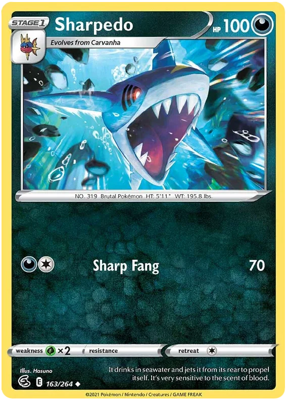 Sharpedo (163/264) - Fusion Strike