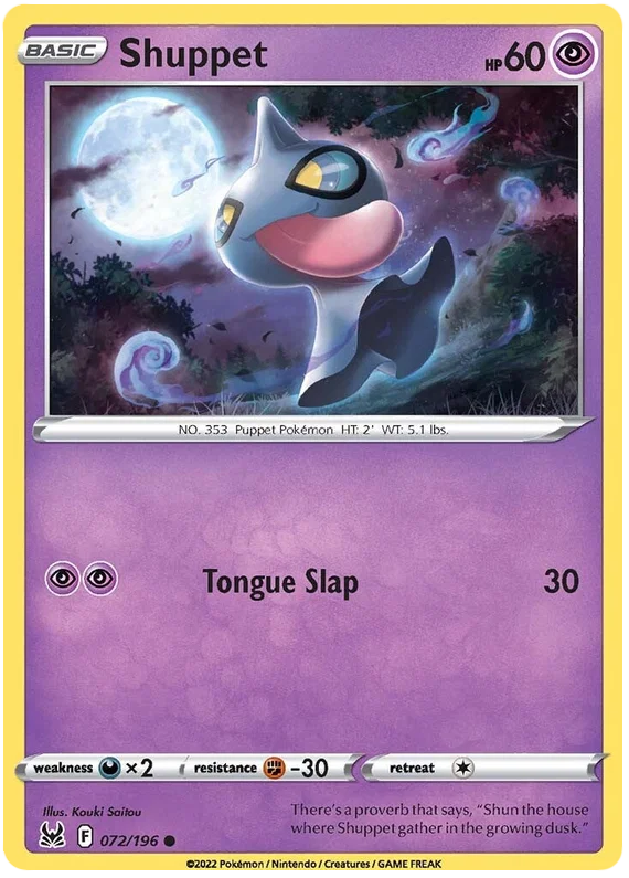 Shuppet (072/196) - Lost Origin