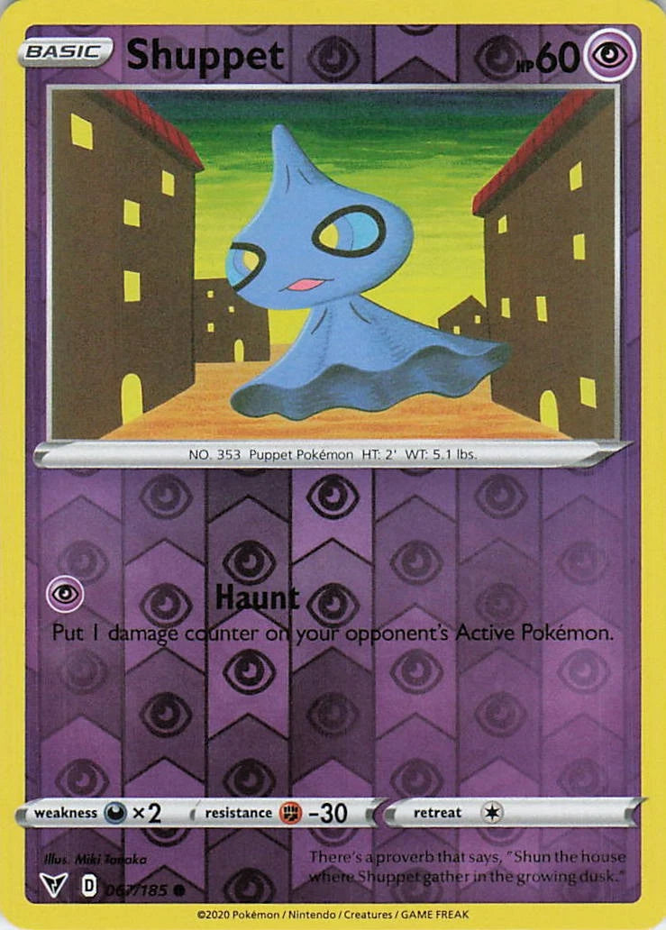 Shuppet Reverse Holo (067/185) - Vivid Voltage