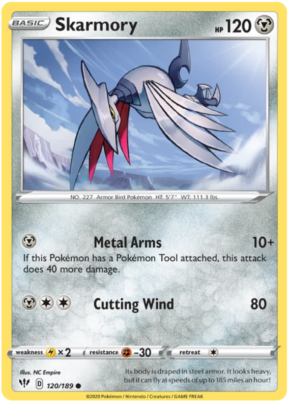 Skarmory (120/189) - Darkness Ablaze