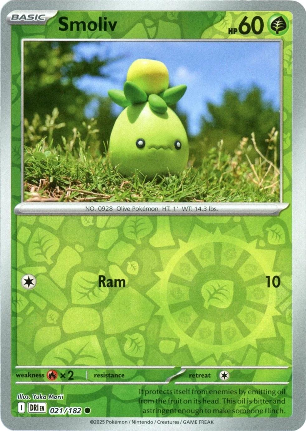 Smoliv Reverse Holo (021/182) - Destined Rivals