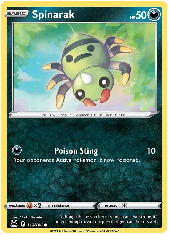 Spinarak (112/196) - Lost Origin
