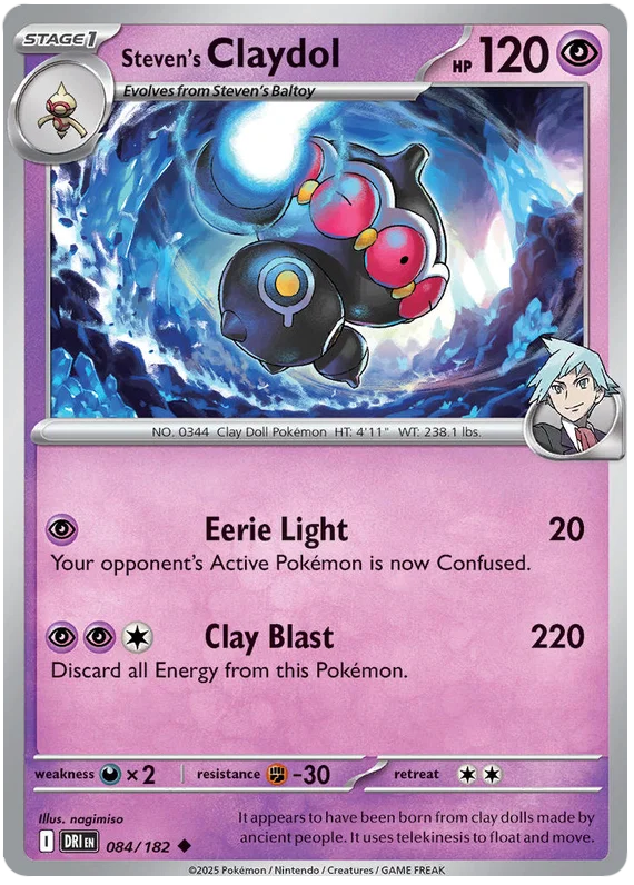 Steven's Claydol (084/182) - Destined Rivals