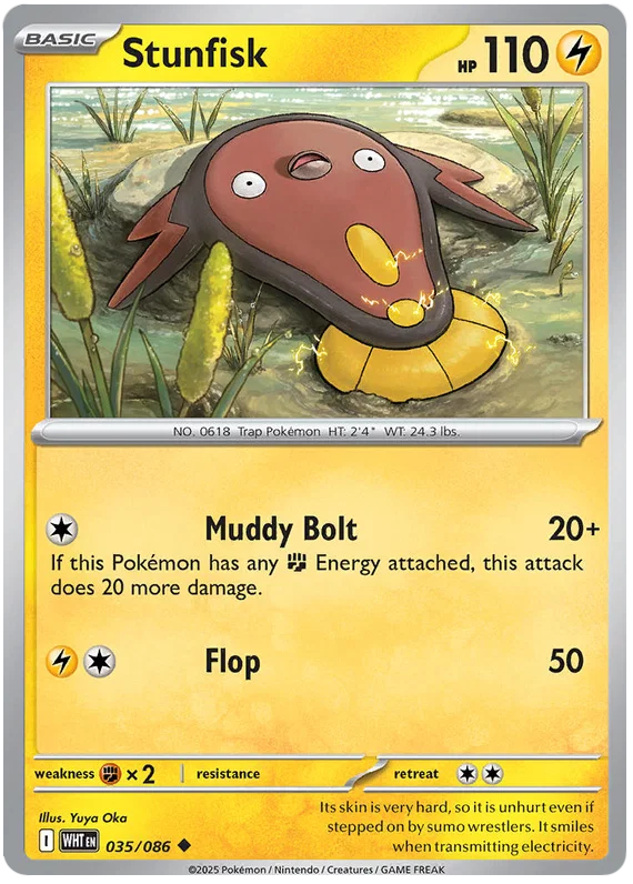 Stunfisk (035/086) - White Flare