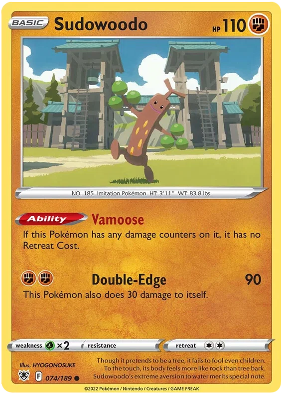 Sudowoodo (074/189) - Astral Radiance
