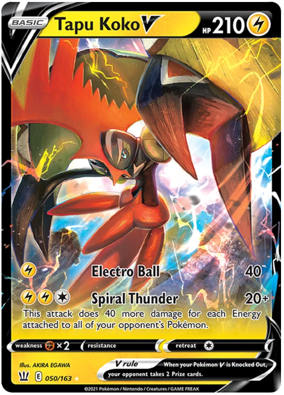 Tapu Koko V (050/163) - Battle Styles
