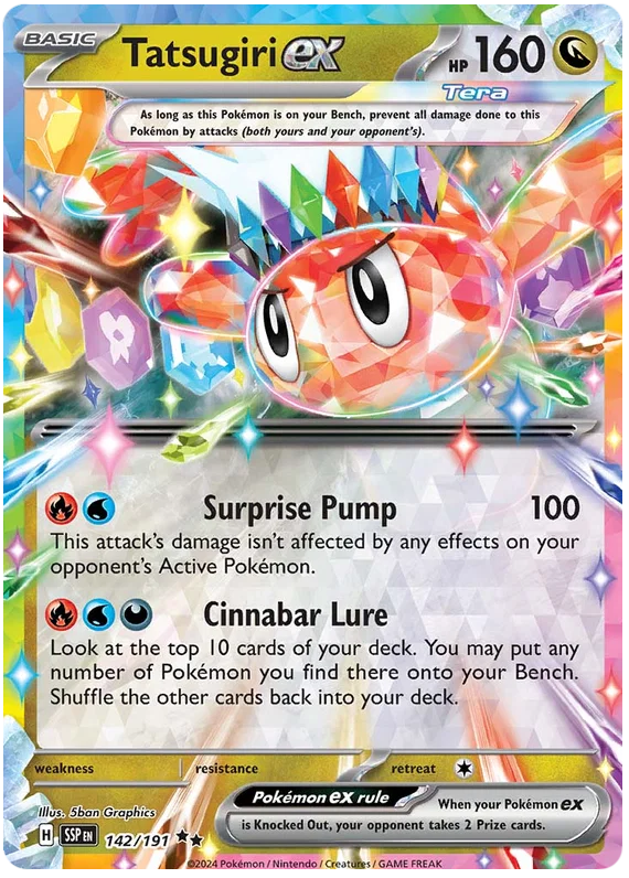 Tatsugiri ex (142/191) - Surging Sparks