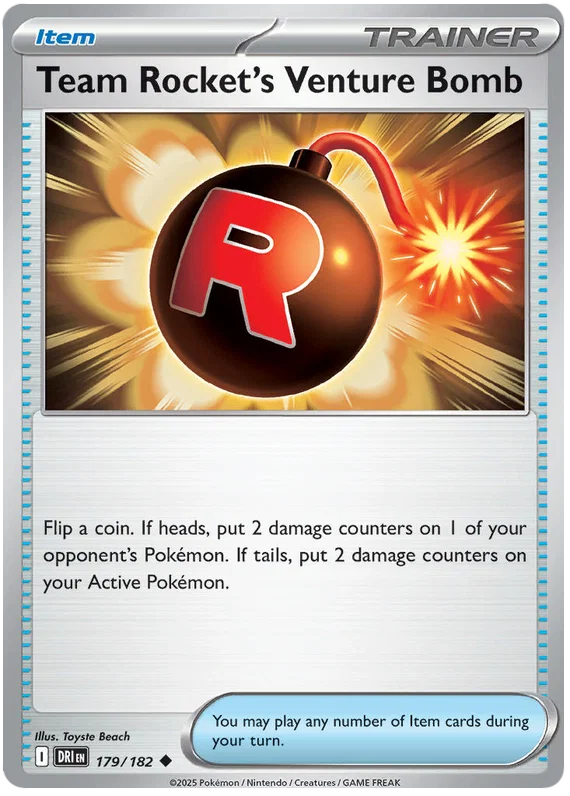 Team Rocket's Venture Bomb (179/182) - Destined Rivals