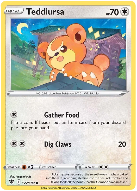 Teddiursa (122/189) - Astral Radiance