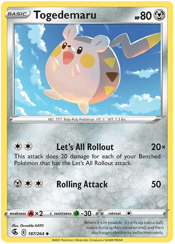 Togedemaru (187/264) - Fusion Strike