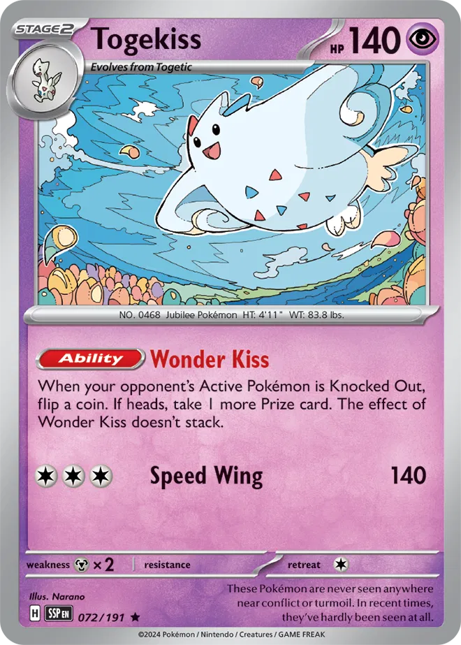 Togekiss Holo (072/191) - Surging Sparks
