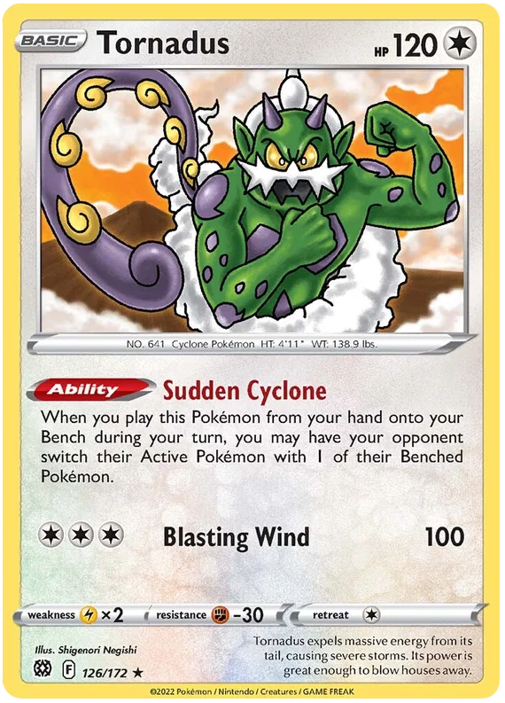 Tornadus (126/172) - Brilliant Stars