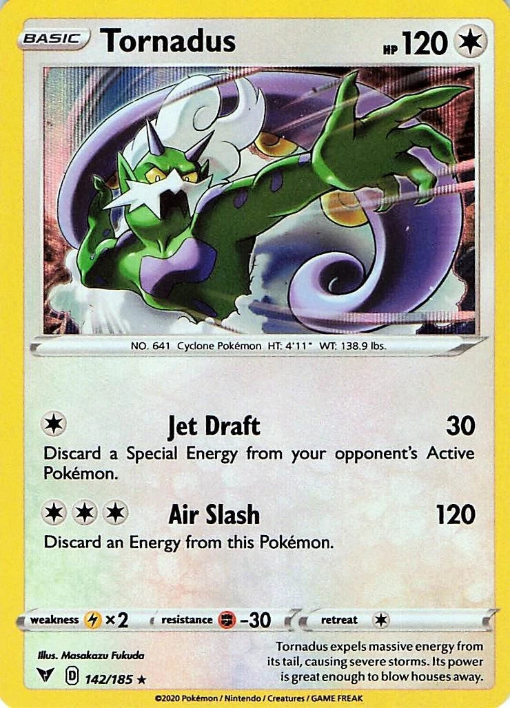 Tornadus Holo (142/185) - Vivid Voltage