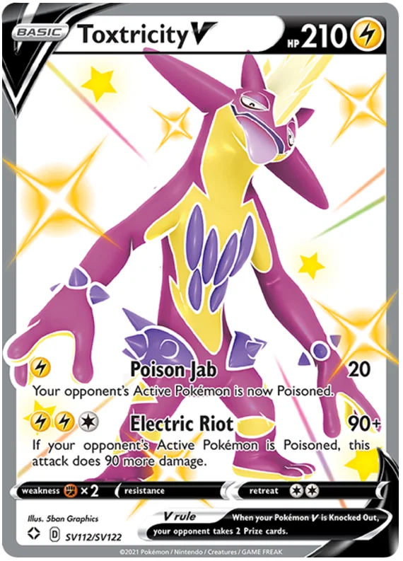 Toxtricity V (SV112/SV122) - Shining Fates