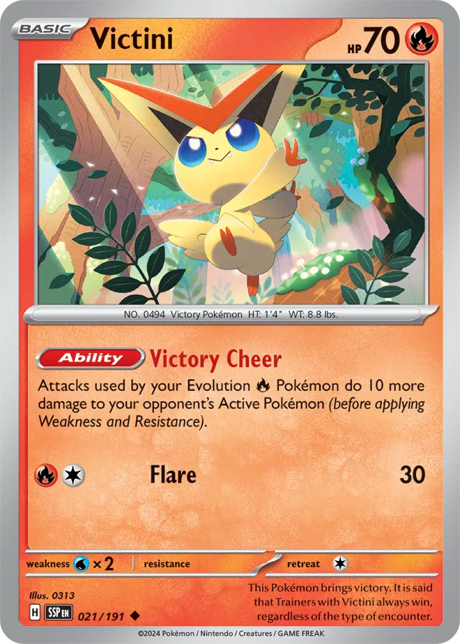Victini (021/191) - Surging Sparks