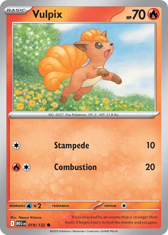Vulpix (019/132) - Mega Evolution