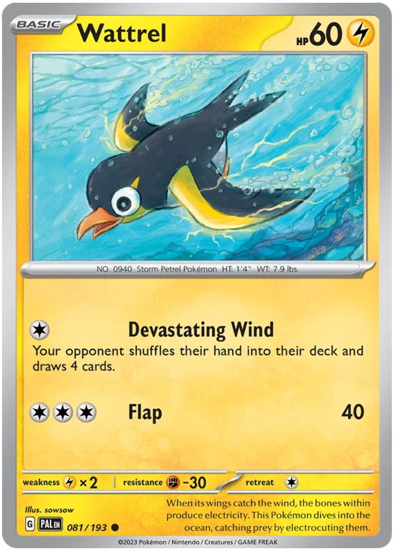 Wattrel (081/193) - Paldea Evolved