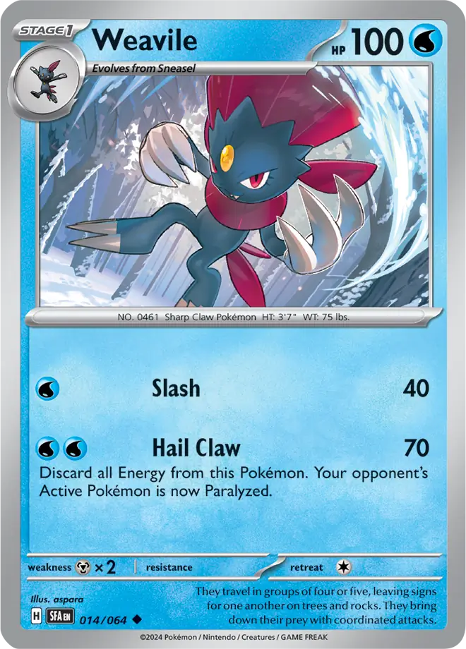 Weavile (014/064) - Shrouded Fable
