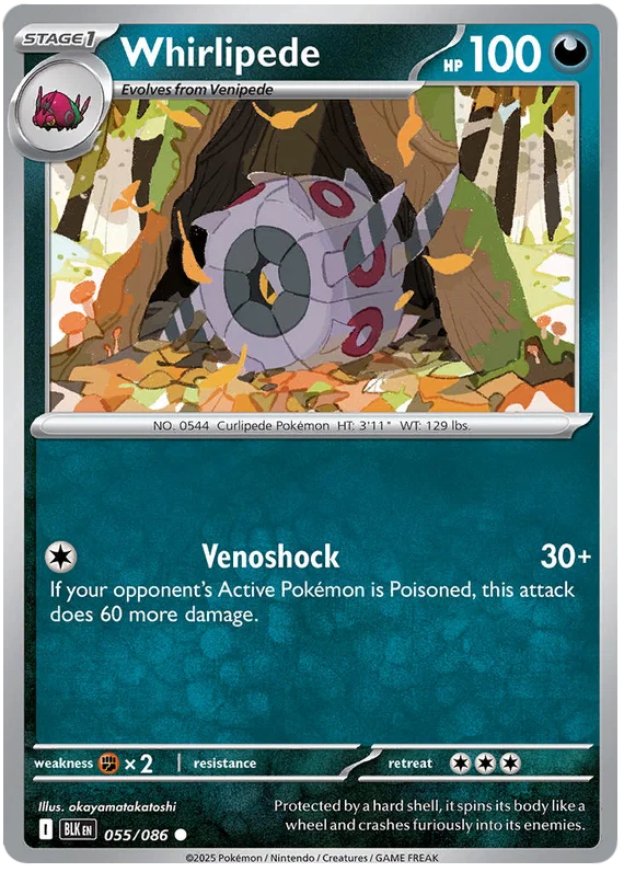 Whirlipede (055/086) - Black Bolt