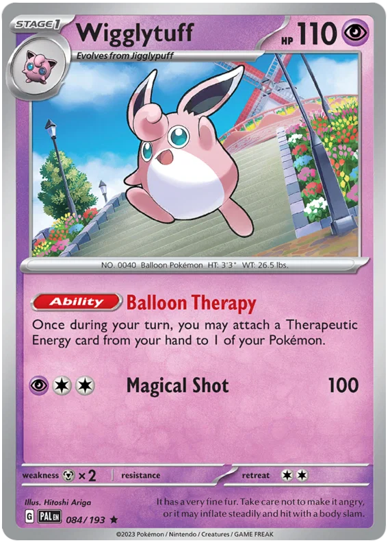Wigglytuff Holo (084/193) - Paldea Evolved