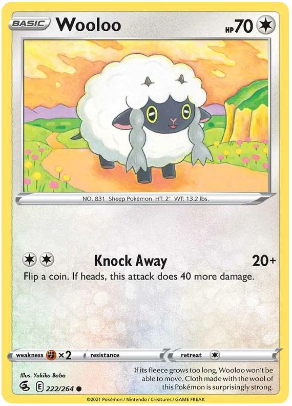 Wooloo (222/264) - Fusion Strike