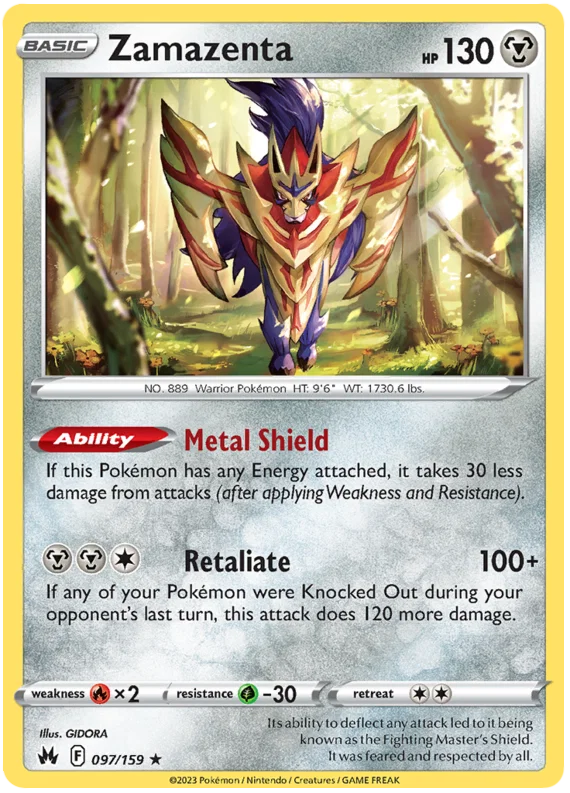 Zamazenta Holo (097/159) - Crown Zenith